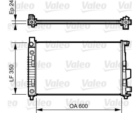 Radiateur, refroidissement du moteur 732897 Valeo