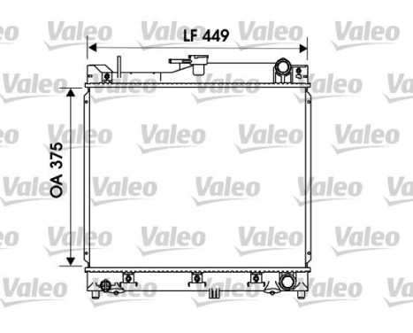 Radiateur, refroidissement du moteur 734170 Valeo