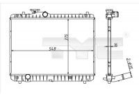 Radiateur, refroidissement du moteur 735-0003 TYC