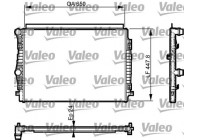 Radiateur, refroidissement du moteur 735559 Valeo