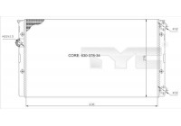 Radiateur, refroidissement du moteur 737-0027 TYC