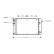 Radiateur, refroidissement du moteur 74002004 International Radiators