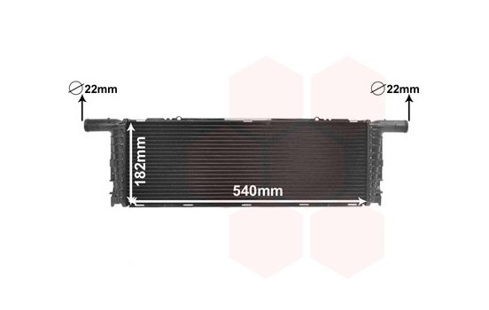 Radiateur, refroidissement du moteur 74012701 International Radiators