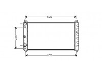 Radiateur, refroidissement du moteur 76002003 International Radiators