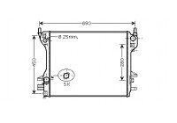 Radiateur, refroidissement du moteur 77002040 International Radiators