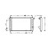 Radiateur, refroidissement du moteur 81002007 International Radiators