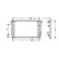 Radiateur, refroidissement du moteur 81002008 International Radiators