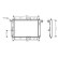 Radiateur, refroidissement du moteur 81002039 International Radiators