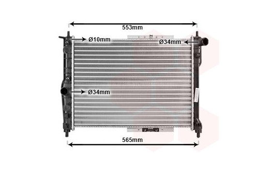 Radiateur, refroidissement du moteur 81002039 International Radiators, Image 2