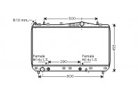 Radiateur, refroidissement du moteur 81002053 International Radiators