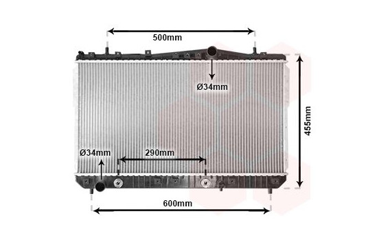 Radiateur, refroidissement du moteur 81002053 International Radiators, Image 2