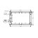 Radiateur, refroidissement du moteur 81002068 International Radiators