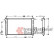 Radiateur, refroidissement du moteur 81002072 International Radiators, Vignette 2