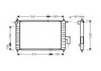 Radiateur, refroidissement du moteur 81002072 International Radiators