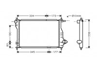 Radiateur, refroidissement du moteur 81002075 International Radiators