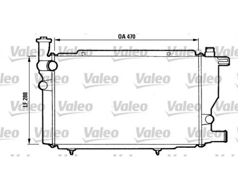 Radiateur, refroidissement du moteur 810892 Valeo