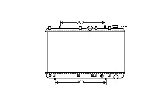Radiateur, refroidissement du moteur 82002005 International Radiators