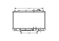 Radiateur, refroidissement du moteur 82002032 International Radiators