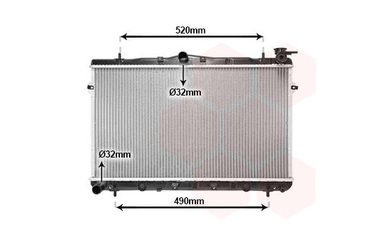 Radiateur, refroidissement du moteur 82002043 International Radiators, Image 2