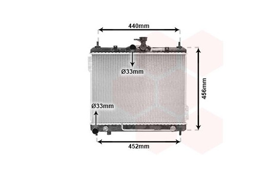 Radiateur, refroidissement du moteur 82002100 International Radiators, Image 2
