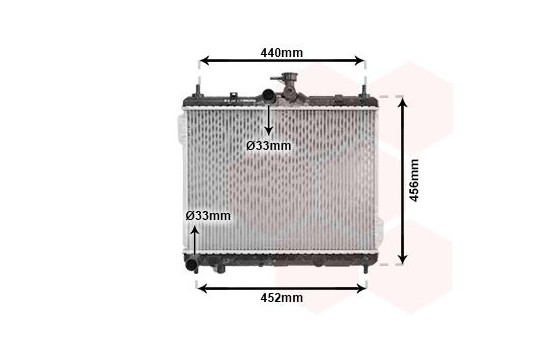 Radiateur, refroidissement du moteur 82002101 International Radiators, Image 2