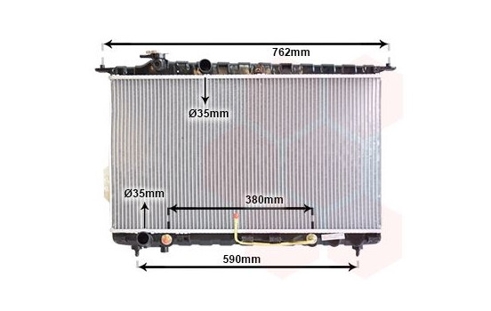 Radiateur, refroidissement du moteur 82002107 International Radiators, Image 2