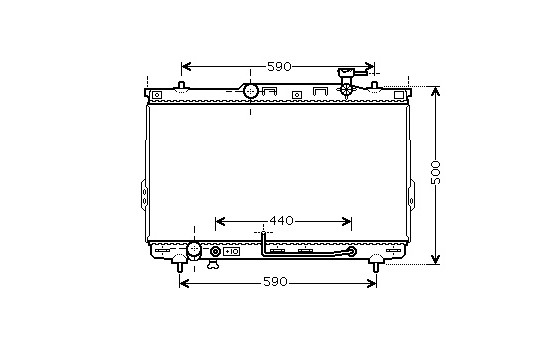 Radiateur, refroidissement du moteur 82002110 International Radiators