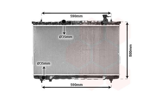 Radiateur, refroidissement du moteur 82002110 International Radiators, Image 2