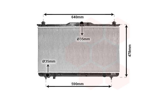 Radiateur, refroidissement du moteur 82002113 International Radiators, Image 2