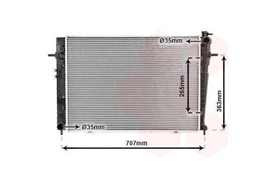 Radiateur, refroidissement du moteur 82002126 International Radiators, Image 2