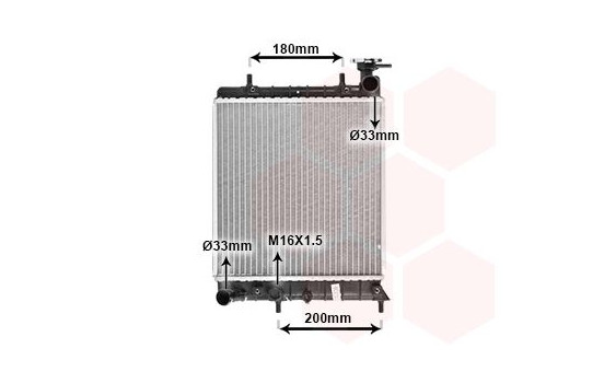 Radiateur, refroidissement du moteur 82002129 International Radiators, Image 2