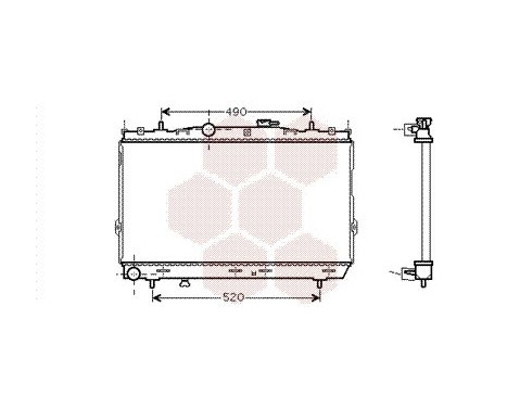 Radiateur, refroidissement du moteur 82002185 International Radiators, Image 2