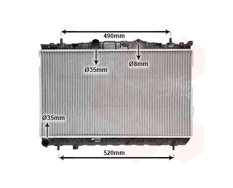 Radiateur, refroidissement du moteur 82002187 International Radiators, Image 2