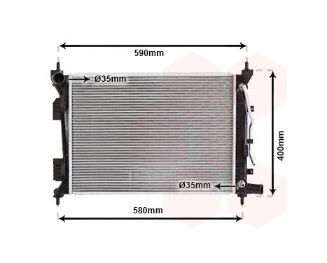 Radiateur, refroidissement du moteur 82002276 International Radiators, Image 2