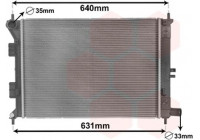 Radiateur, refroidissement du moteur 82002420 International Radiators