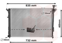 Radiateur, refroidissement du moteur 82002435 International Radiators