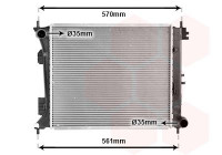 Radiateur, refroidissement du moteur 82012705 International Radiators