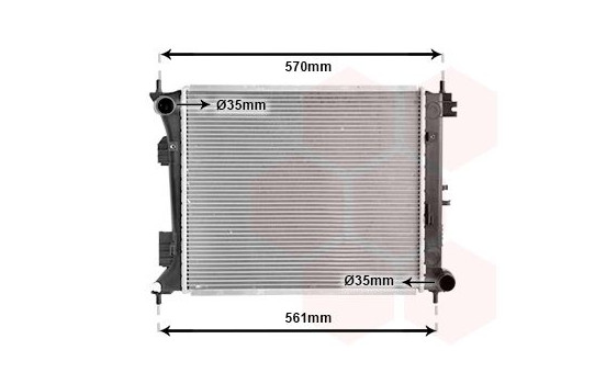 Radiateur, refroidissement du moteur 82012705 International Radiators