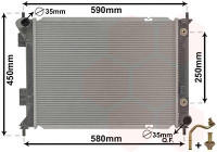 Radiateur, refroidissement du moteur 82012709 International Radiators