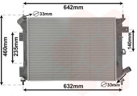 Radiateur, refroidissement du moteur 82012712 International Radiators