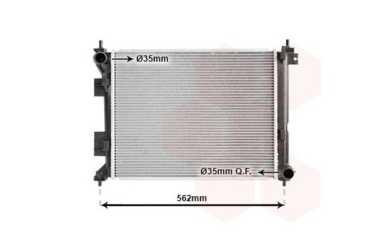 Radiateur, refroidissement du moteur 82012724 International Radiators