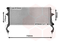 Radiateur, refroidissement du moteur 82012735 International Radiators
