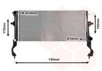 Radiateur, refroidissement du moteur 82012738 International Radiators