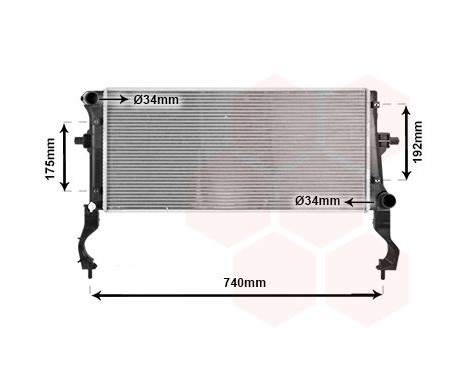Radiateur, refroidissement du moteur 82012738 International Radiators