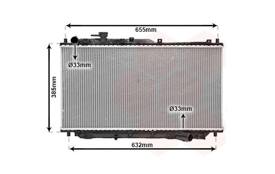 Radiateur, refroidissement du moteur 83002016 International Radiators, Image 2