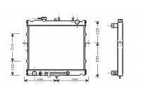 Radiateur, refroidissement du moteur 83002023 International Radiators