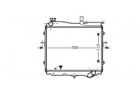 Radiateur, refroidissement du moteur 83002024 International Radiators