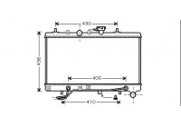 Radiateur, refroidissement du moteur 83002035 International Radiators
