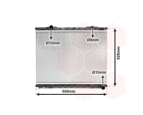 Radiateur, refroidissement du moteur 83002055 International Radiators, Image 2