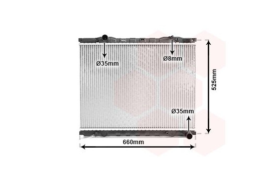 Radiateur, refroidissement du moteur 83002055 International Radiators, Image 2